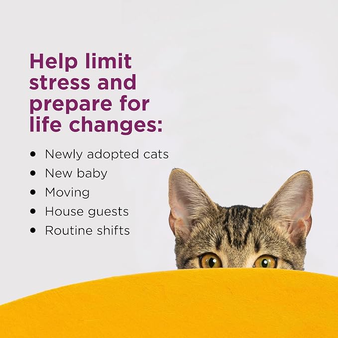 Cat Calming Diffuser Refill, 6 Pack – Cat Calming Pheromone Refills Help Reduce Anxiety, Stress, Scratching, Urine Marking