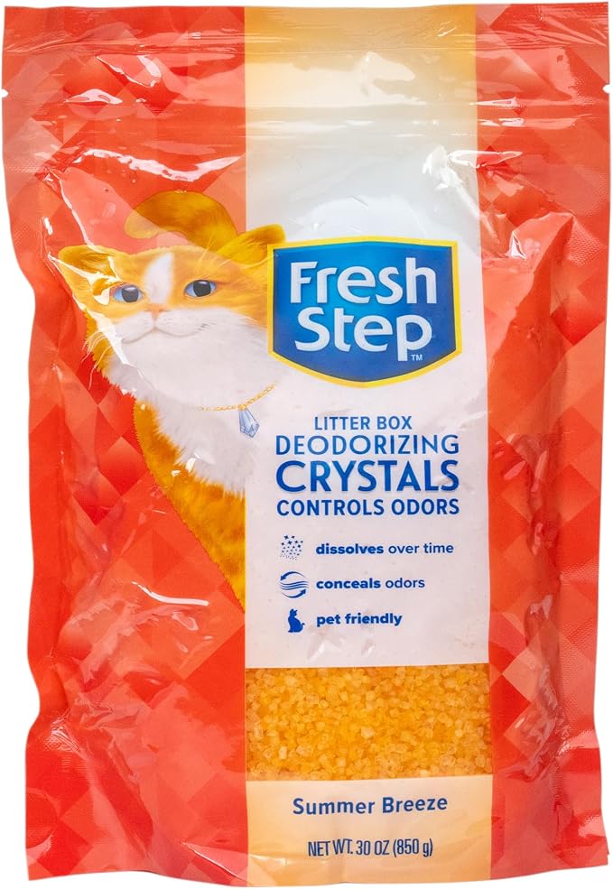 Cat Litter Crystals Deodorizer, made from natural materials Odor Neutralizing Crystals for Litter Boxes that Help, product