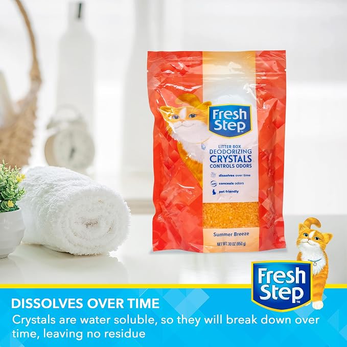 Cat Litter Crystals Deodorizer, made from natural materials Odor Neutralizing Crystals for Litter Boxes that Help, alternate