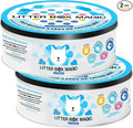 Cat Litter Deodorizer Jar (Fresh Scent, 16 Oz, Pack of 2) - Cat Litter Odor Absorber Gel In A Jar - Litter Box