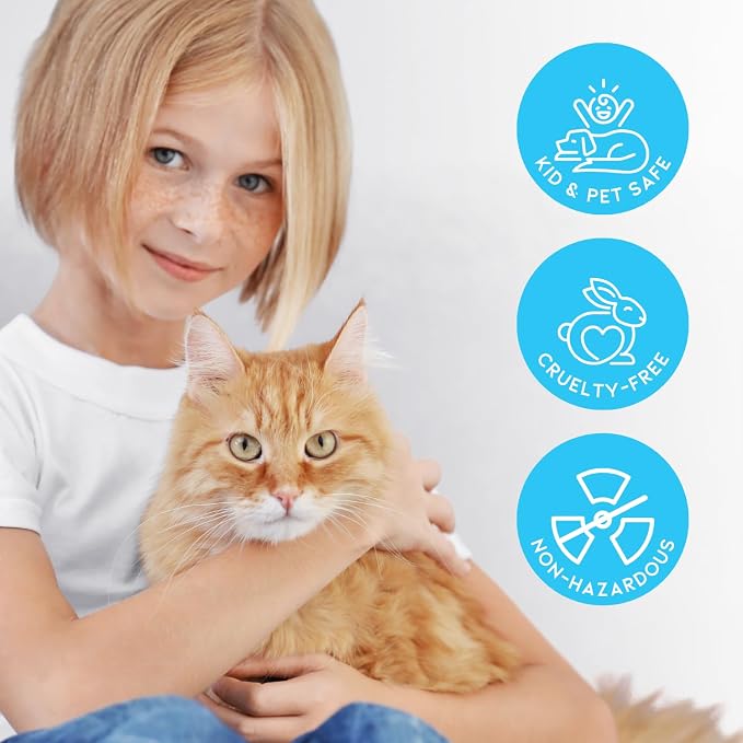 Cat Litter Deodorizer Jar (Fresh Scent, 16 Oz, Pack of 2) - Cat Litter Odor Absorber Gel In A Jar - Litter Box, alternate