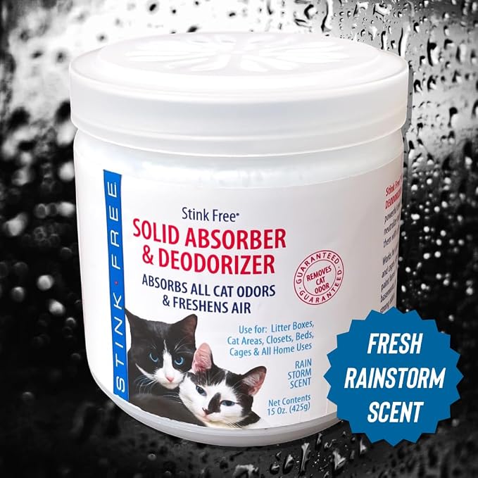 Cat Litter Solid Deodorizer, Absorber & Room Purifier - Air Freshener, Bathroom Odor Eliminator, Basement, alternate product