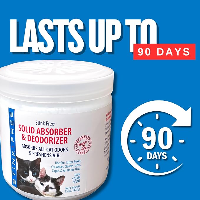 Cat Litter Solid Deodorizer, Absorber & Room Purifier - Air Freshener, Bathroom Odor Eliminator, Basement, alternate product