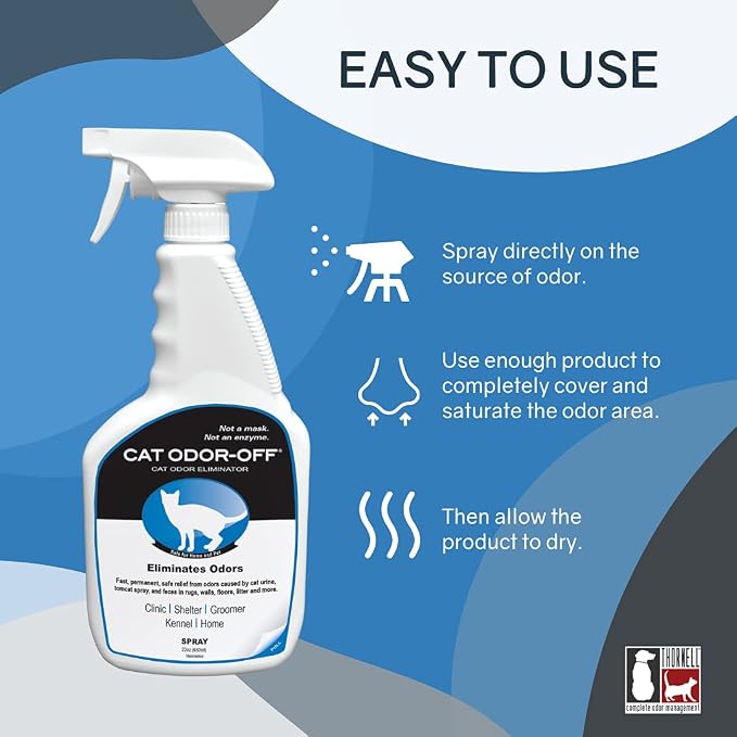 Cat Odor-Off Concentrate Pet Smell Odor Eliminator Bundle – Cat Odor Eliminator Concentrate for Pet Urine Odor, alternate