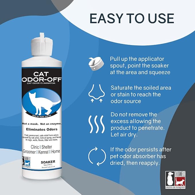 Cat Odor-Off Concentrate Pet Smell Odor Eliminator Bundle – Cat Odor Eliminator Concentrate for Pet Urine Odor, alternate