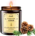 Cedar Scented Candles, 7oz Soy Wax Candle, Long Lasting Aromatherapy Jar Candle for Home, Scented Long Burning Candle Gift