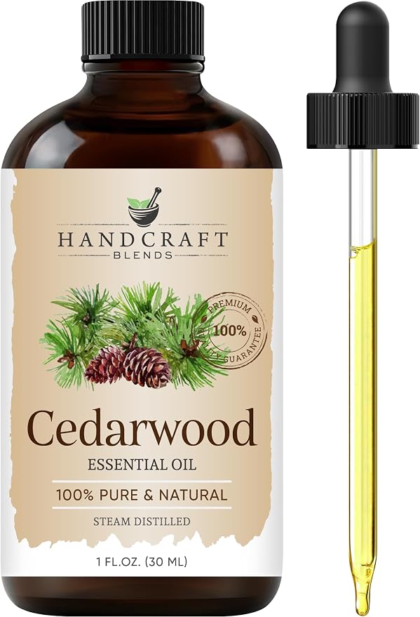 Cedarwood Essential Oil – 1 Fl Oz – 100% Pure and Natural – Premium Grade Essential Oil for Diffuser and Aromatherapy