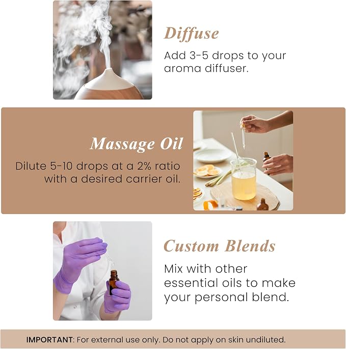 Cedarwood Essential Oil – 1 Fl Oz – 100% Pure and Natural – Premium Grade Essential Oil for Diffuser and Aromatherapy