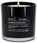 | Cedarwood Infused Mango | Highly Scented Candles for Home - Soy Blend Jar Candle with 100% Cotton Wick, product image