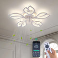Ceiling Fan with Lights Remote Control, White Bladeless Ceiling Fan with Light, product image