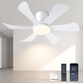 Ceiling Fans with Lights,36" Low Profile Ceiling Fan with Light and Remote Control,Flush Mount, Reversible, Dimmable