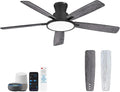 Ceiling Fans With Lights,52 Inch Smart Ceiling Fan, Remote/App Control, Compatible with Alexa/Google