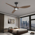 Ceiling Fans with Lights and Remote Control,Quiet Noiseless Reversible DC Motor,6 Speeds,Timers, 3 CCT, Indoor Use, Plastic