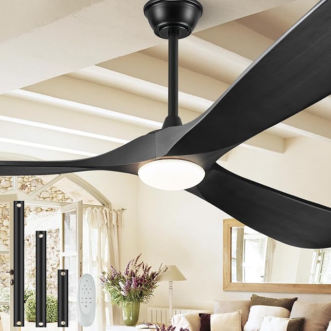 CeilingFanSourceFactory 52" Outdoor Ceiling Fans with Lights and Remote Control, product image
