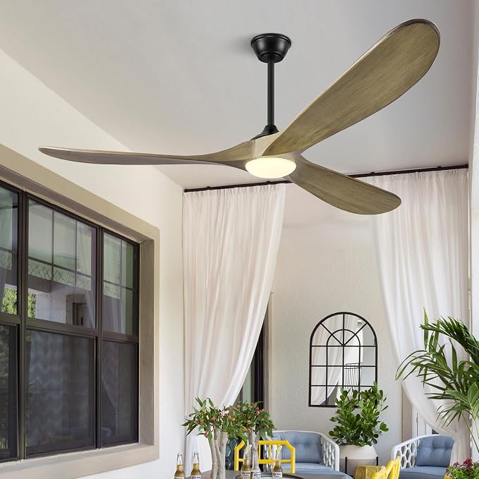 CeilingFanSourceFactory 72" Ceiling Fans with Lights and Remote Control, Outdoor Ceiling Fan with Lights High CFM Quiet 3