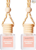 Champagne Bubbles Car Hanging Fragrance Oil Scents Aromatherapy Automobile Diffuser, Long Lasting, product image