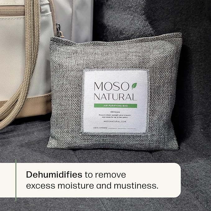 Charcoal Odor Absorber for Cars (2 Pack) 300g Bamboo Charcoal Air Purifying Bag, Unscented Odor Eliminator, alternate product