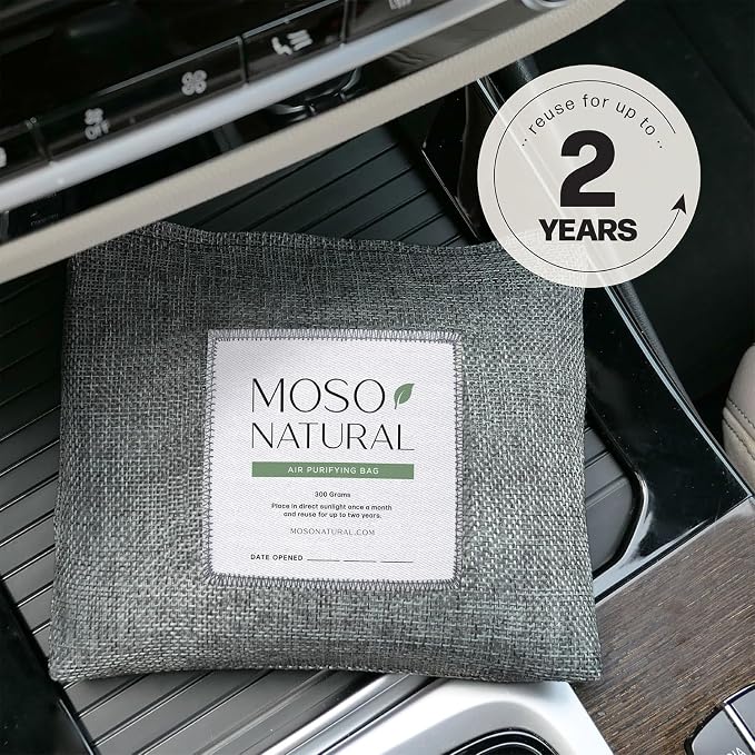 Charcoal Odor Absorber for Cars (2 Pack) 300g Bamboo Charcoal Air Purifying Bag, Unscented Odor Eliminator, alternate product
