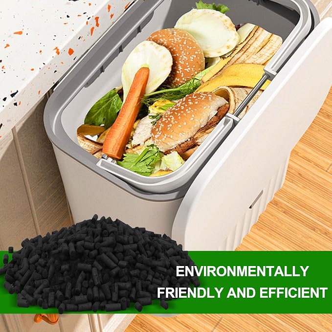 Charcoal Refills for Lomi Kitchen Composter 1 Pounds Activated Charcoal Odor Absorber Filter Refill Compatible with Lomi