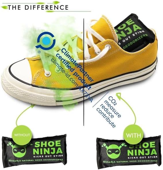 Charcoal Shoe Deodorizer Inserts - Shoe Odor Eliminator - Activated Charcoal Shoe Deodorizer Bags to Absorb Shoe Smell
