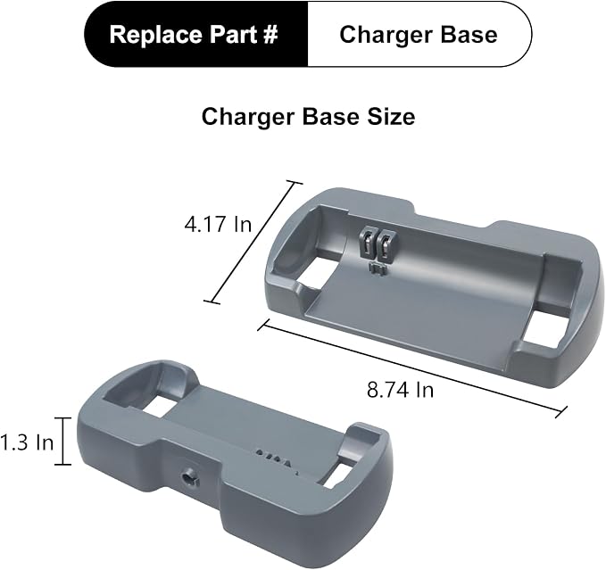 Charger Base Compatible with Shark SV1106 SV1114 SV1112 SV1107 SV1100 Navigator Freestyle Upright Bagless Cordless Stick