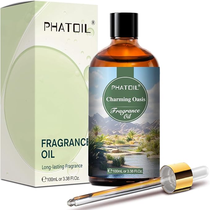 Charming Oasis Fragrance Oils for Aromatherapy, 3.38FL.OZ Diffuser Oils for Home, Perfect for Aromatherapy, Humidifiers