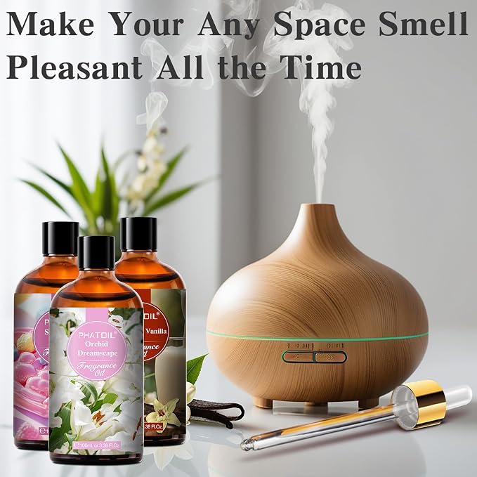 Charming Oasis Fragrance Oils for Aromatherapy, 3.38FL.OZ Diffuser Oils for Home, Perfect for Aromatherapy, Humidifiers