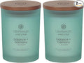 Chesapeake Bay Balance + Harmony Scented Candles Water Lily Pear Fragrance Medium Size Natural Soy Wax