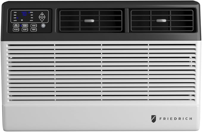 Chill Premier + 8,000 BTU 115v Cool with Electric Heat Window & Wall Unit White, product image