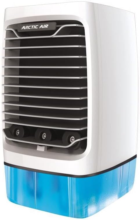 Chill Zone XL Evaporative Cooler with Oscillating Fan, Auto-Off Timer, Portable Fan with 4 Adjustable Speeds, 16-Hour Cooling