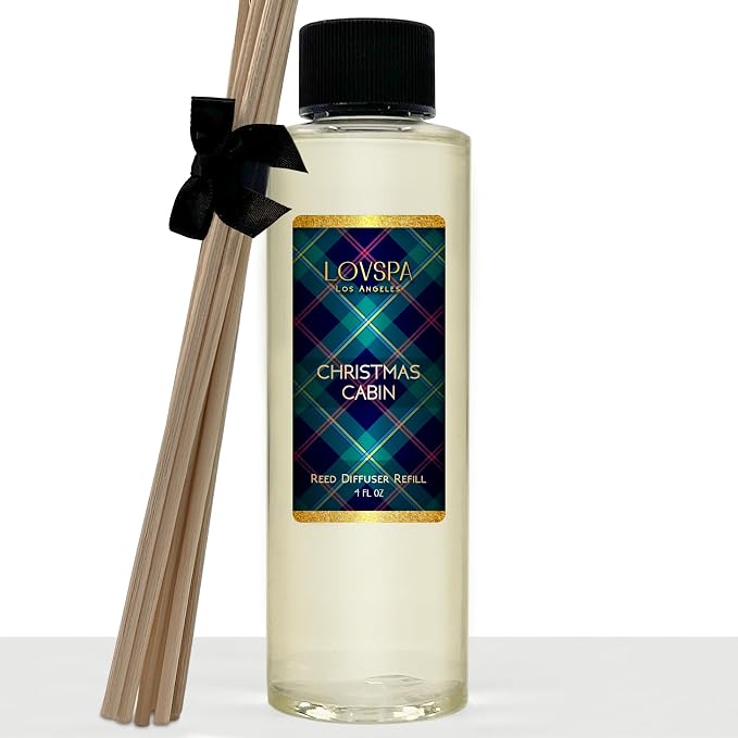 Christmas Cabin Diffuser Oil - Holiday Essential Oils for Diffuser Refill & Air Freshener Room Spray, product image