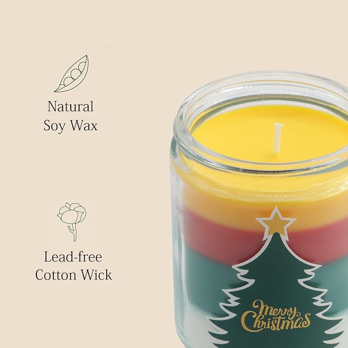 Christmas Candles - Christmas Gifts for Women, Aromatherapy Candle for Home Scented, alternate product view 3