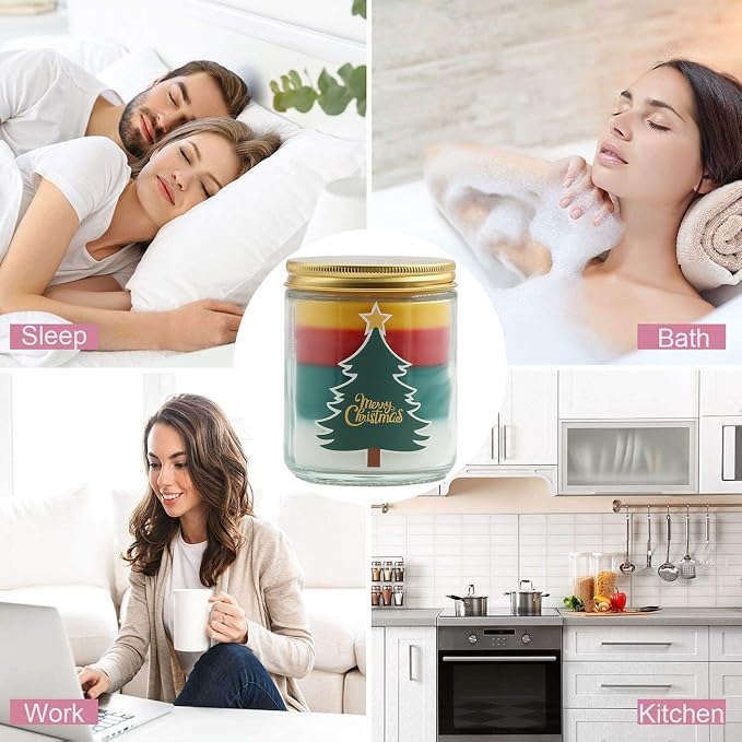 Christmas Candles - Christmas Gifts for Women, Aromatherapy Candle for Home Scented, alternate product view 6