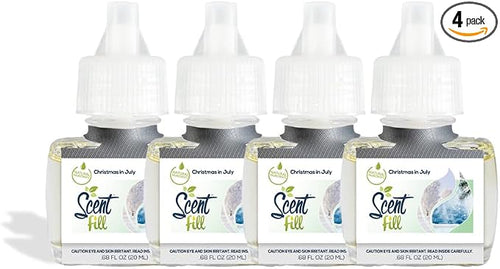 "Christmas in July" Plug in Air Freshener, 4 Scented Oil Refills, product image