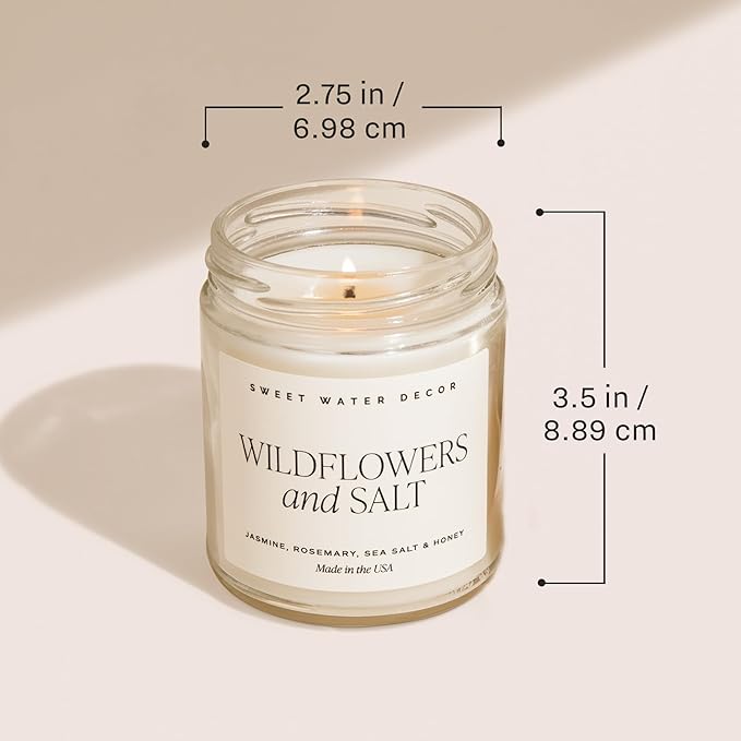 Christmas Scented Candle - Cinnamon, Trees, Orange, and Clove Scented Winter Candle, alternate product view 4