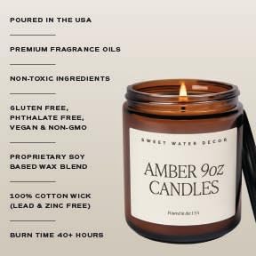 Christmas Soy Candle | Apple Cider, Cinnamon, Clove, Fresh Cut Christmas Tree Scented Candles for Home, alternate product