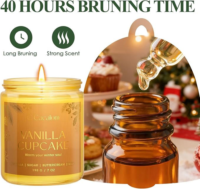 Christmas Soy Candles for Christmas Home Decor made from natural materials Aromatherapy Scented Candles for Holiday