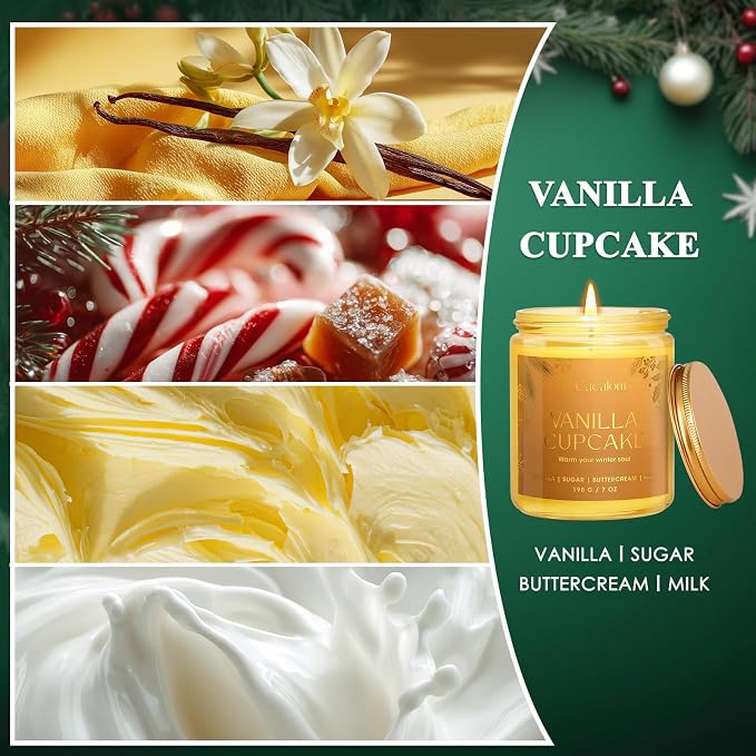 Christmas Soy Candles for Christmas Home Decor made from natural materials Aromatherapy Scented Candles for Holiday