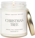 Christmas Tree Candle - Pine Needles, Cedarwood, Cypress, and Evergreen Soy Holiday Scented Candles for, product image