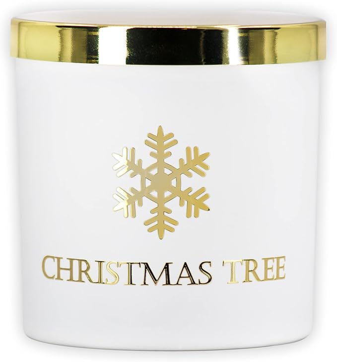 | Christmas Tree | Highly Scented Candles for Home | Soy Blend Jar Candle with 100% Cotton Wick | Slow Burning, product image