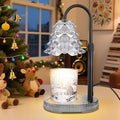 Christmas Tree Shape Candle Warmer Lamp with Timer Dimmable Adjustable Height Wax Warmer Lamp for Jar Candles With 2 Bulbs