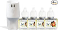 Cinnamon Apple Plug in Air Freshener, Scented Oil Refills, 4 Refills + Diffuser, product image