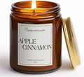 Cinnamon Apple Scented Candles for Home, Natural Soy Wax Aromatherapy Candle Gifts for Men & Women, product image