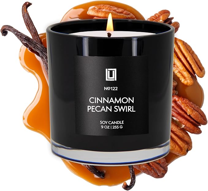 | Cinnamon Pecan Swirl | Luxury Scented Soy Jar Candle | Hand Poured in The USA | Highly Scented & Long Lasting, alternate