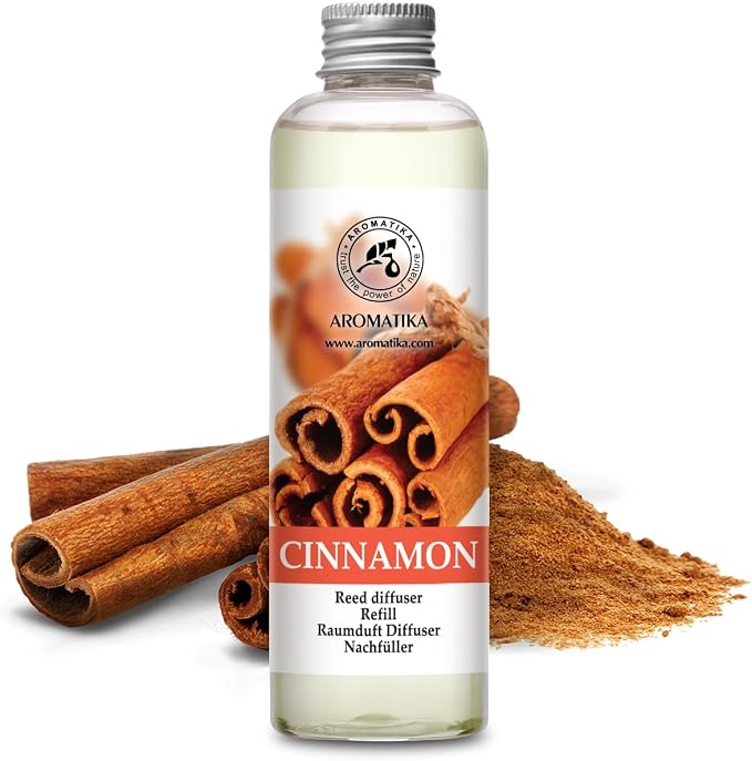 Cinnamon Reed Diffuser Refill with Natural Essential Cinnamon Oil 6.8 Fl Oz - Fresh & Long Lasting Fragrance, alternate