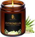 Citronella Candles Indoor Outdoor, Citronella Scented Candle, Natural Soy Wax Candle for Summer Outside Garden Camping