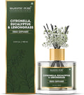 Citronella, Eucalyptus & Lemongrass Reed Diffuser for Home, Bathroom & Office | Natural Aromatherapy Air Freshener with