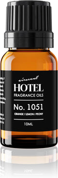 Citrus Zest Hotel Diffuser Oil No. 1051 - Orange Lemon Peony - Premium Fragrance Oil for Ultrasonic and Waterless Diffusers