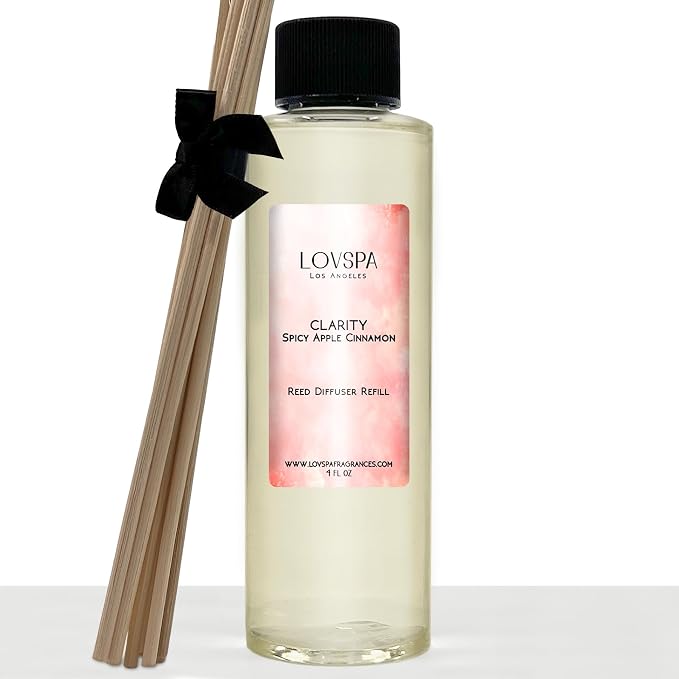 Clarity Spicy Apple Diffuser Oil - Fall Essential Oils for Diffuser Refill & Air Freshener Room Spray, product image