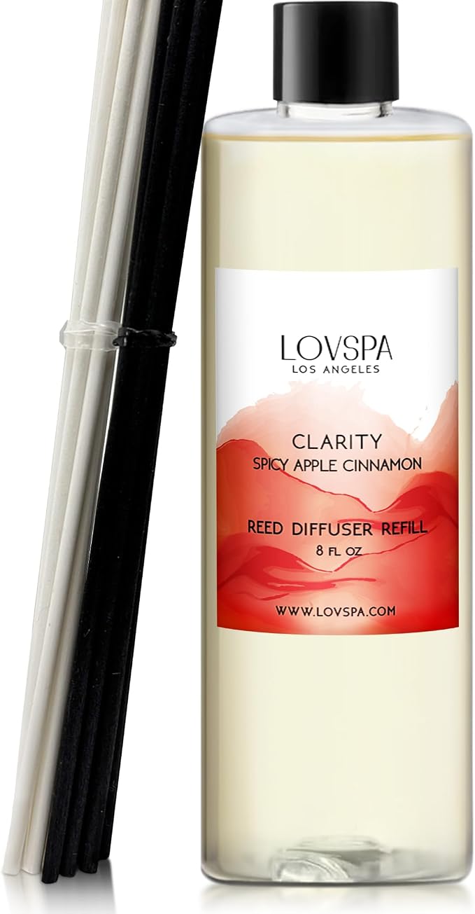 Clarity Spicy Apple Diffuser Oil - Fall Essential Oils for Diffuser Refill & Air Freshener Room Spray, product image